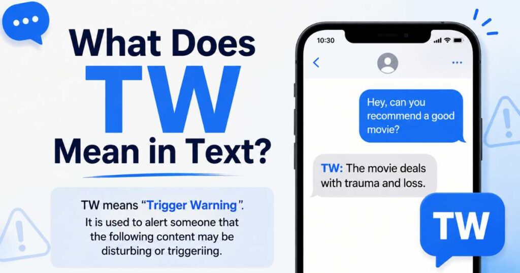 What Does TW Mean in Text?