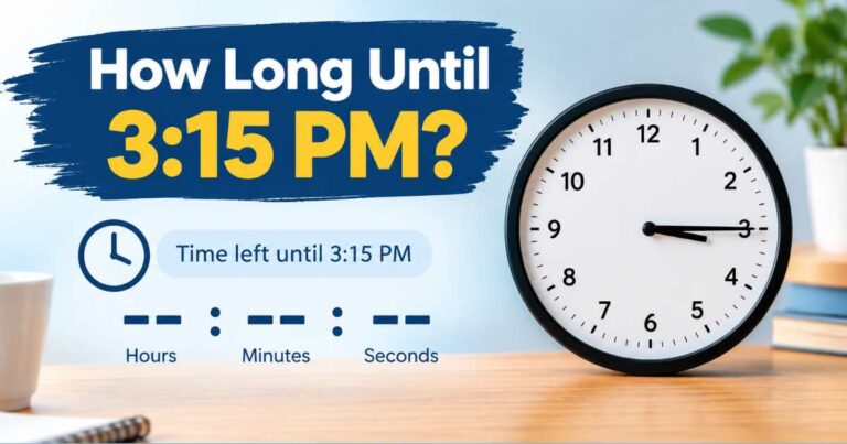 How Long Until 3:15 PM