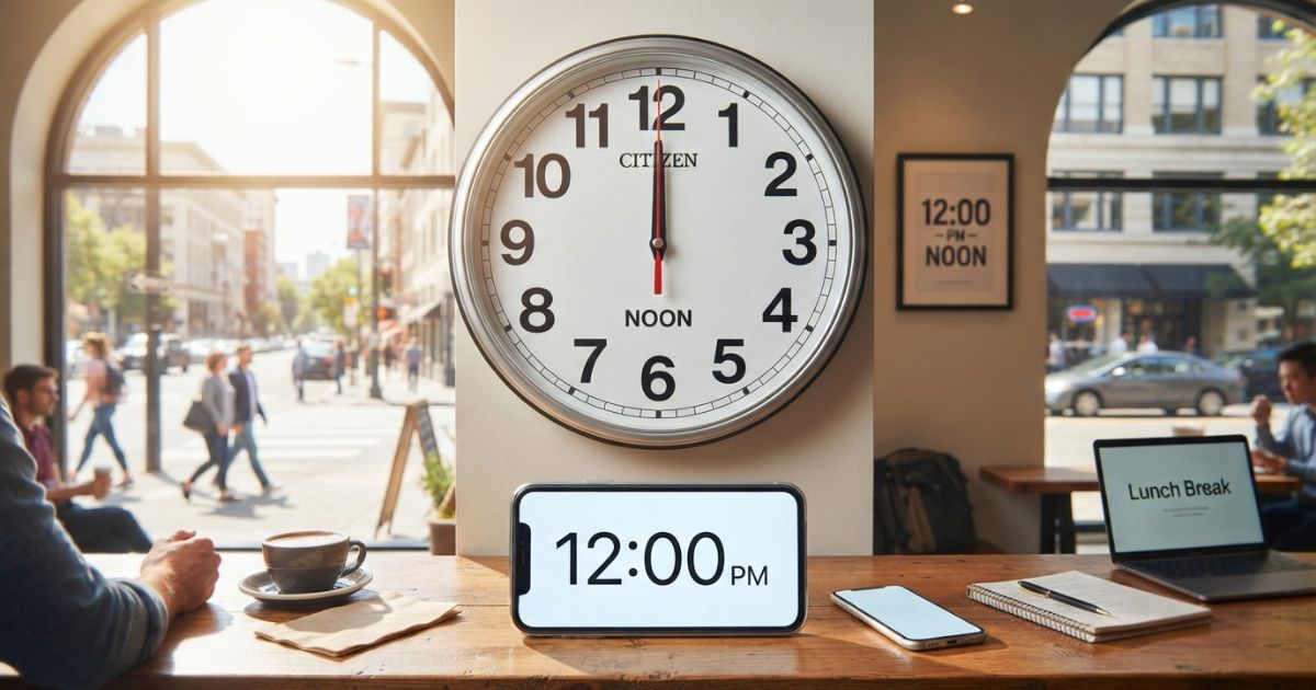 What Time Is 12:00 PM