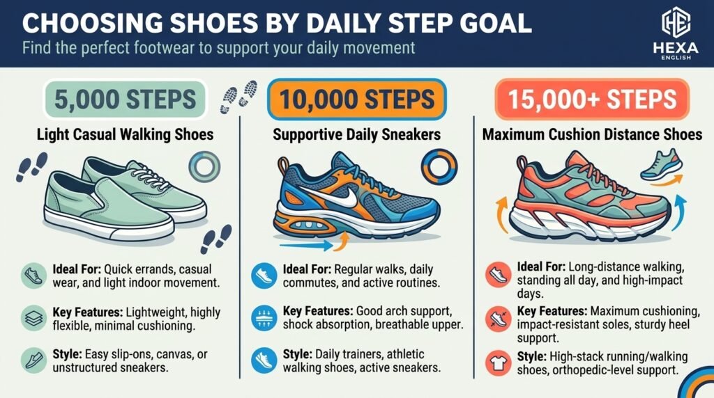 Daily Step Count Footwear
